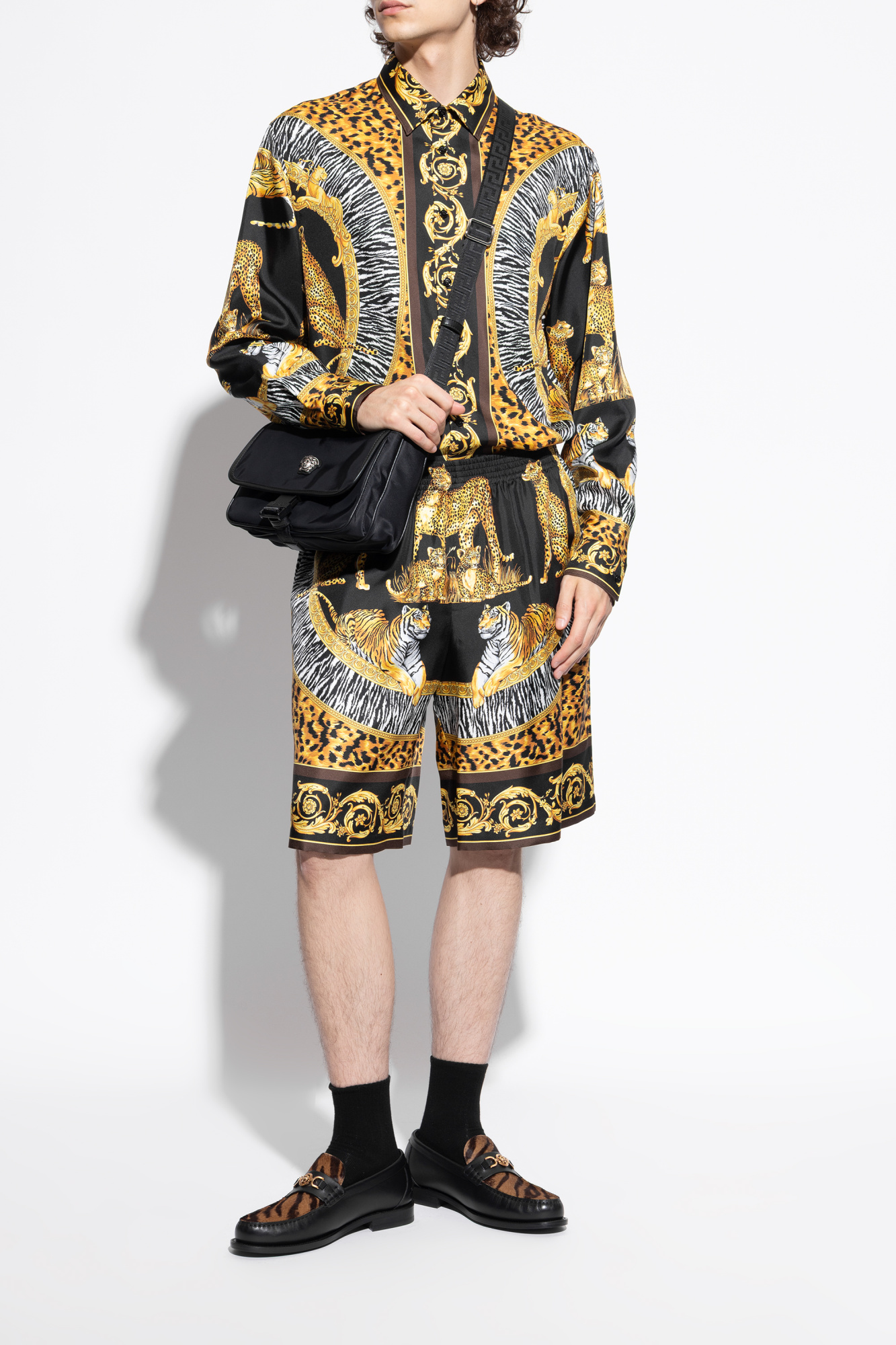 VERSACE フロラルモチフトレス PAREO10190471A13680 5W690 Versace Loafers shoes | Men's Shoes | Vitkac